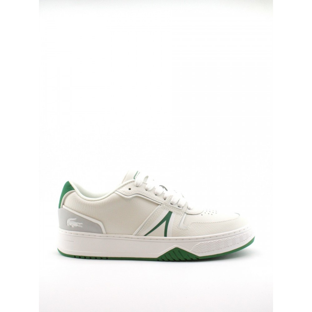 ΑΝΔΡΙΚΟ SNEAKER LACOSTE L001 0321 ΑΣΠΡΟ ΔΕΡΜΑ