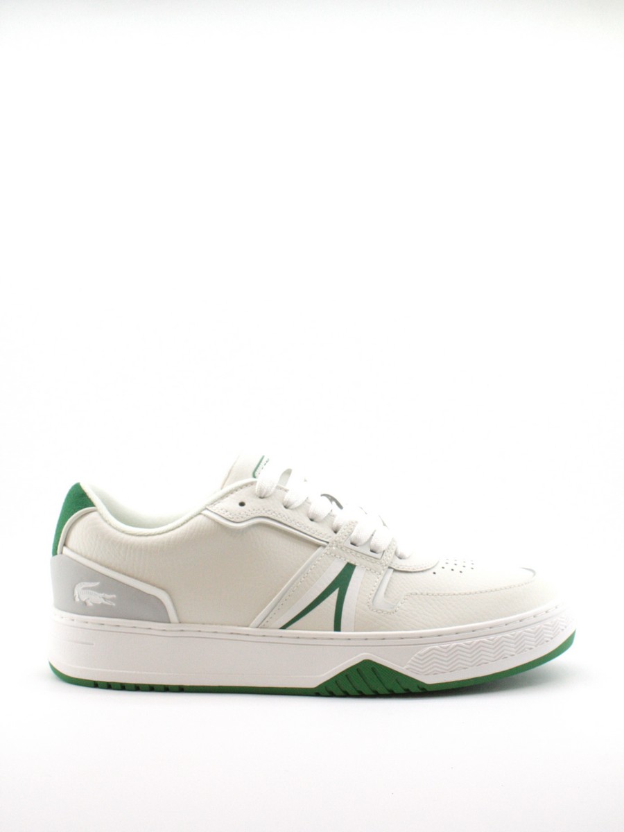 ΑΝΔΡΙΚΟ SNEAKER LACOSTE L001 0321 ΑΣΠΡΟ ΔΕΡΜΑ