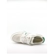 ΑΝΔΡΙΚΟ SNEAKER LACOSTE L001 0321 ΑΣΠΡΟ ΔΕΡΜΑ