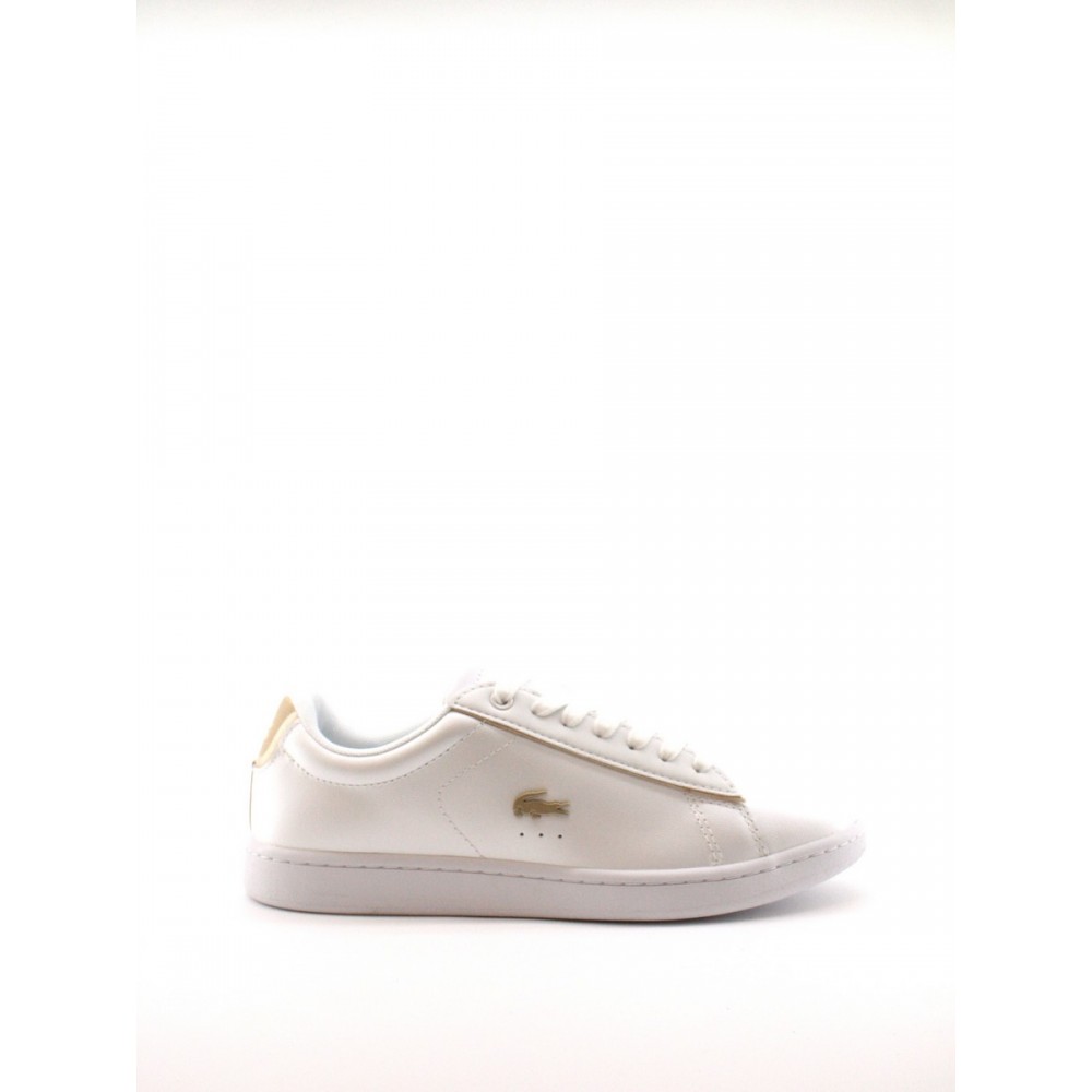 WOMEN SNEAKER LACOSTE CARNABY EVO WHITE LEATHER