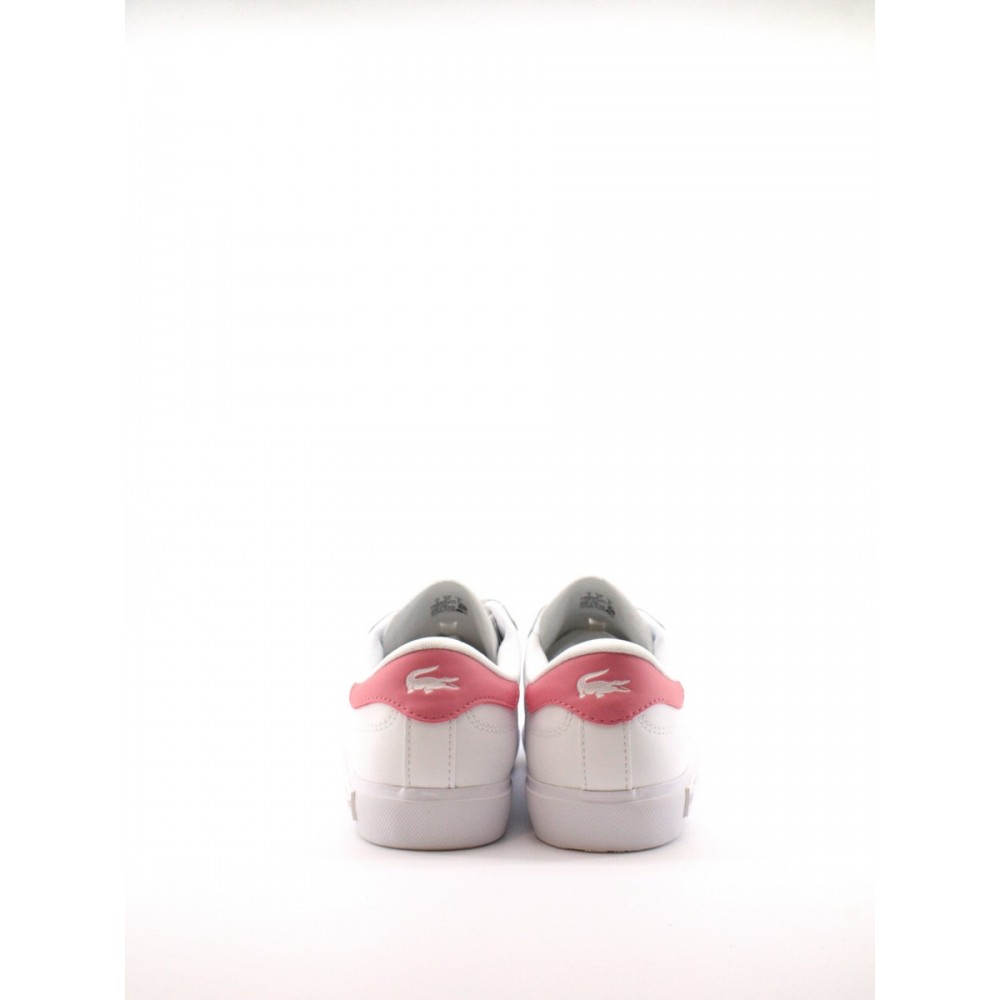 WOMEN SNEAKER LACOSTE POWERCOURT WHITE LEATHER