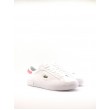 WOMEN SNEAKER LACOSTE POWERCOURT WHITE LEATHER