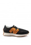 MEN SNEAKER NEW BALANCE MS327HN1 BLACK LEATHER-FABRIC