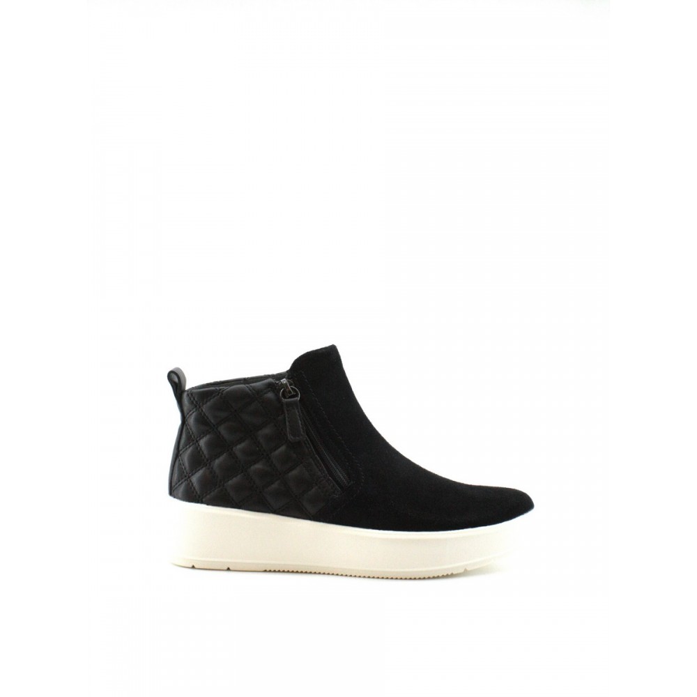 WOMEN SNEAKER ΒΟΟΤ CLARKS LAYTON ZIP 26162103 BLACK LEATHER-SYNTHETIC WOMEN SNEAKER ΒΟΟΤ CLARKS LAYTON ZIP 26162103 BLACK LEATHER-SYNTHETIC