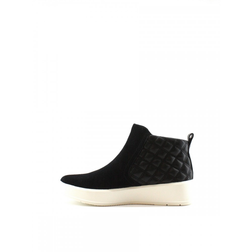 WOMEN SNEAKER ΒΟΟΤ CLARKS LAYTON ZIP 26162103 BLACK LEATHER-SYNTHETIC WOMEN SNEAKER ΒΟΟΤ CLARKS LAYTON ZIP 26162103 BLACK LEATHER-SYNTHETIC