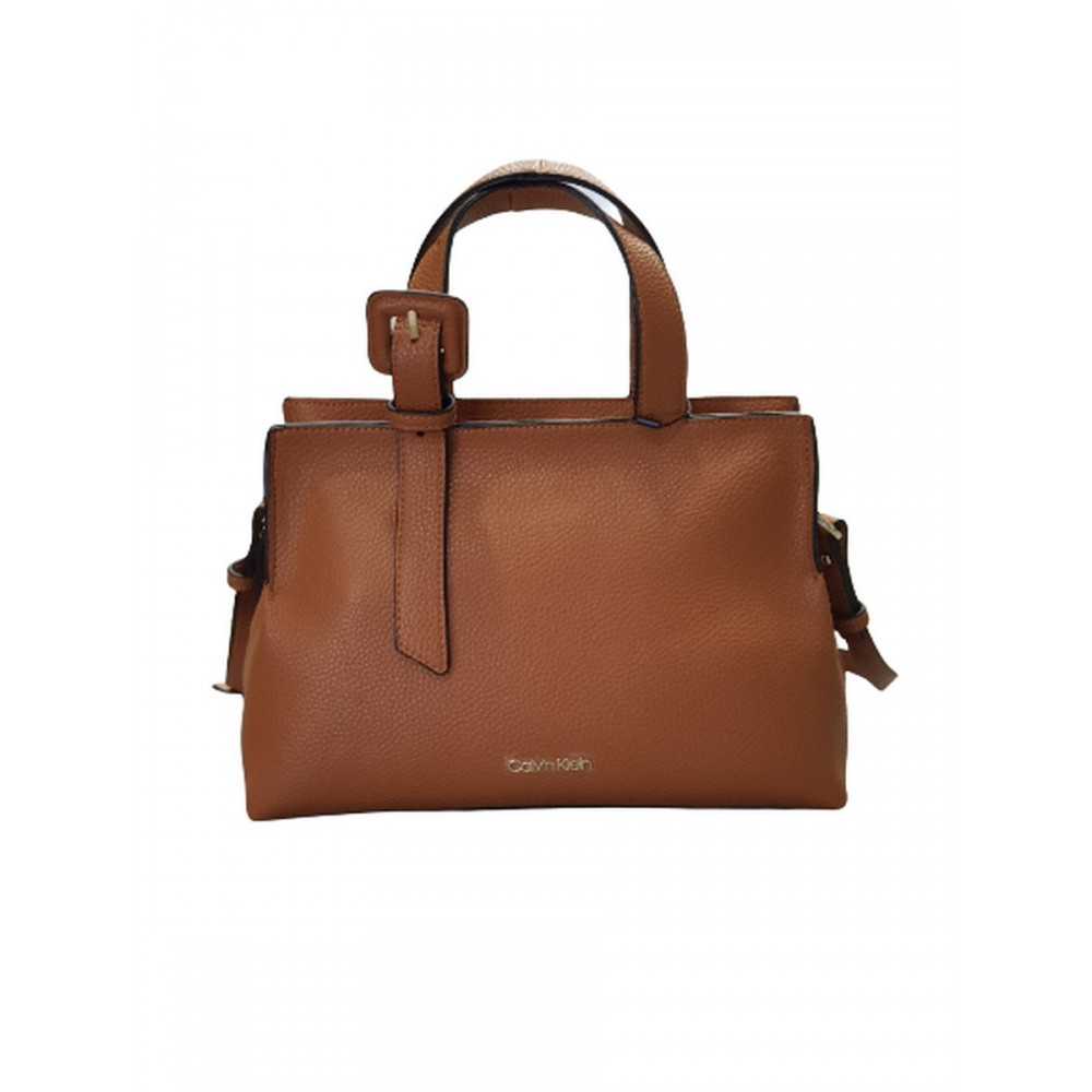 ΓΥΝΑΙΚΕΙΑ ΤΣΑΝΤΑ CALVIN KLEIN SOFT NEAT TOTE MD K60K608840-GBN ΤΑΜΠΑ ΣΥΝΘΕΤΙΚΟ