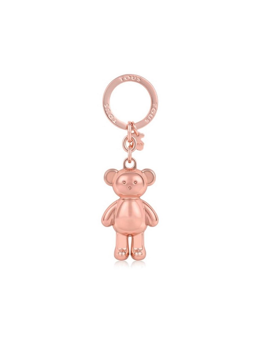 WOMEN KEYFOB TOUS LLAVEROS OSO TEDDY BEAR ROSA 2001594313 PINK METALLIC