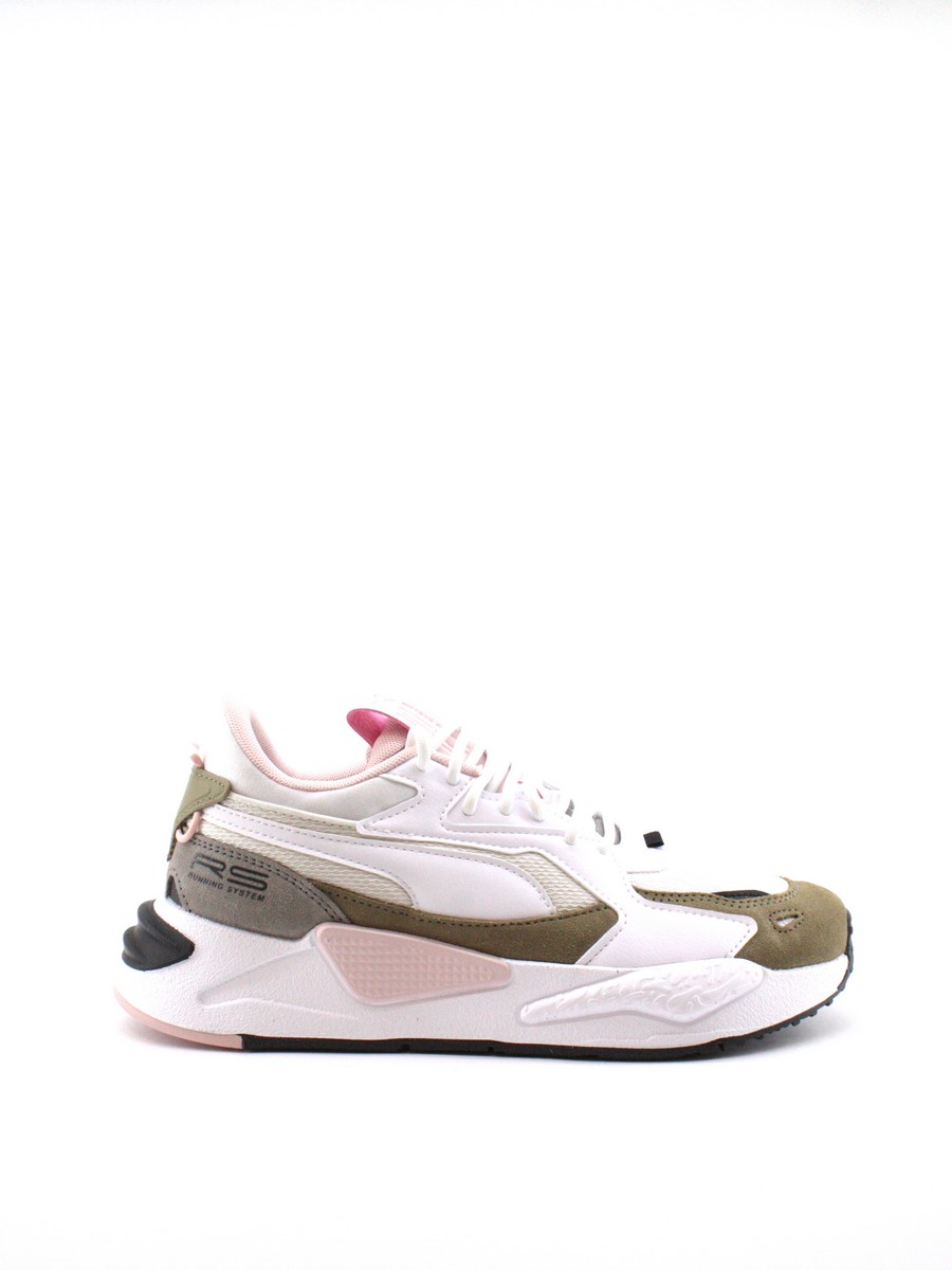 WOMENS SNEAKER PUMA RS-Z REINVENT WNS 383219 01 WHITE LEATHER -FABRIC