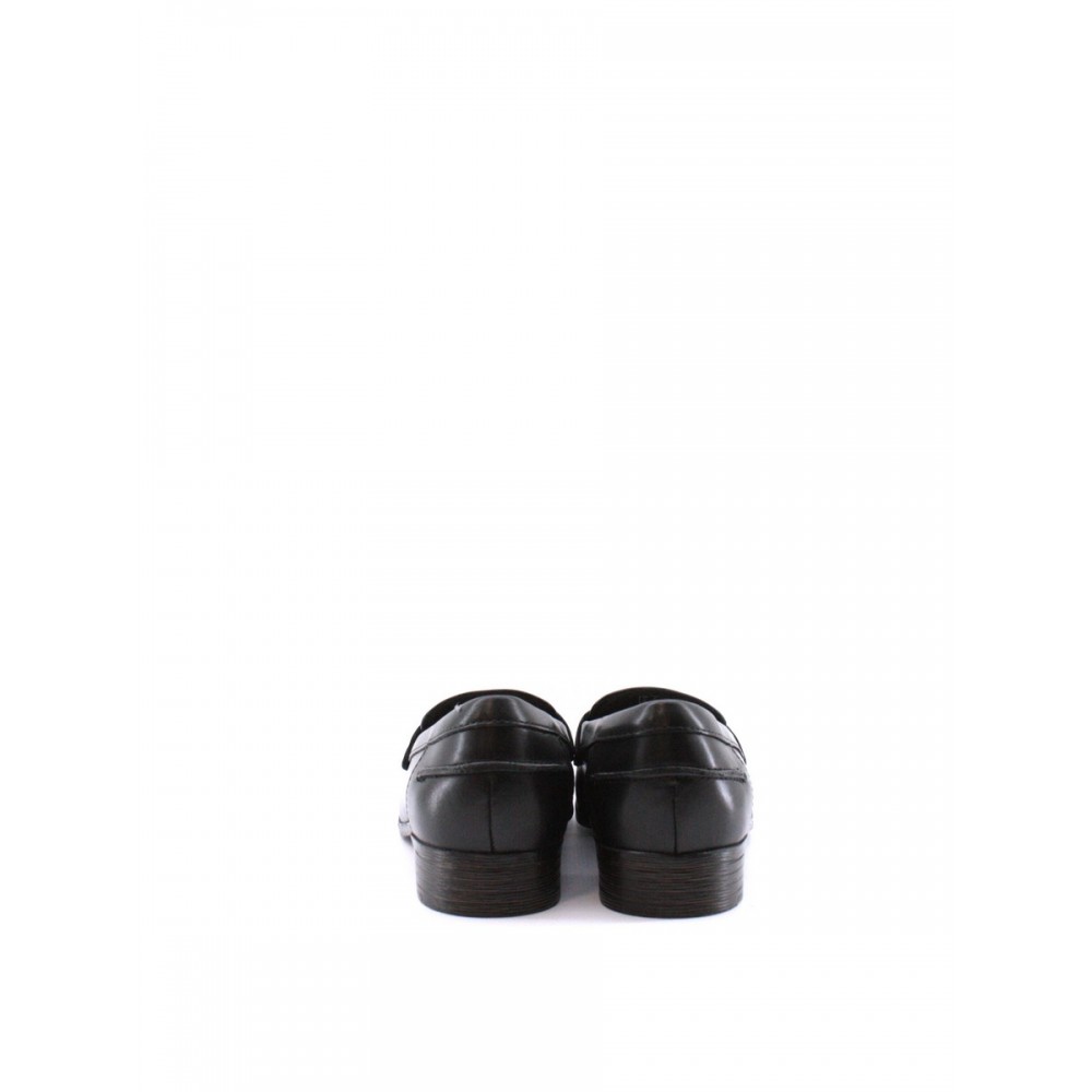 WOMEN MOC CLARKS HAMBLE LOAFER 26147739 BLACK LEATHER WOMEN MOC CLARKS HAMBLE LOAFER 26147739 BLACK LEATHER