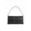 WOMEN BAG CALVIN KLEIN CK QUILT CLUTCH MD K60K608447-BAX BLACK SYNTHETIC