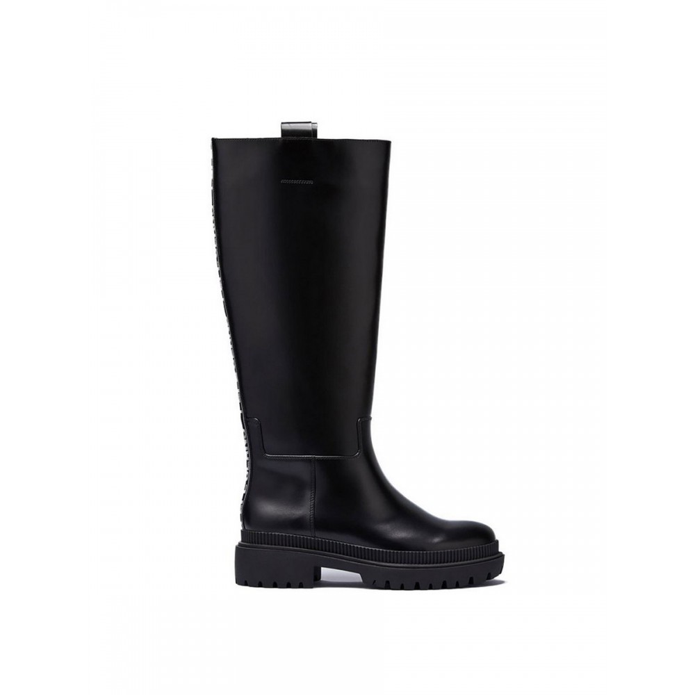 WOMEN BOOT PEPE JEANS BETTLE RAIN PLS50432-999 BLACK SYNTHETIC