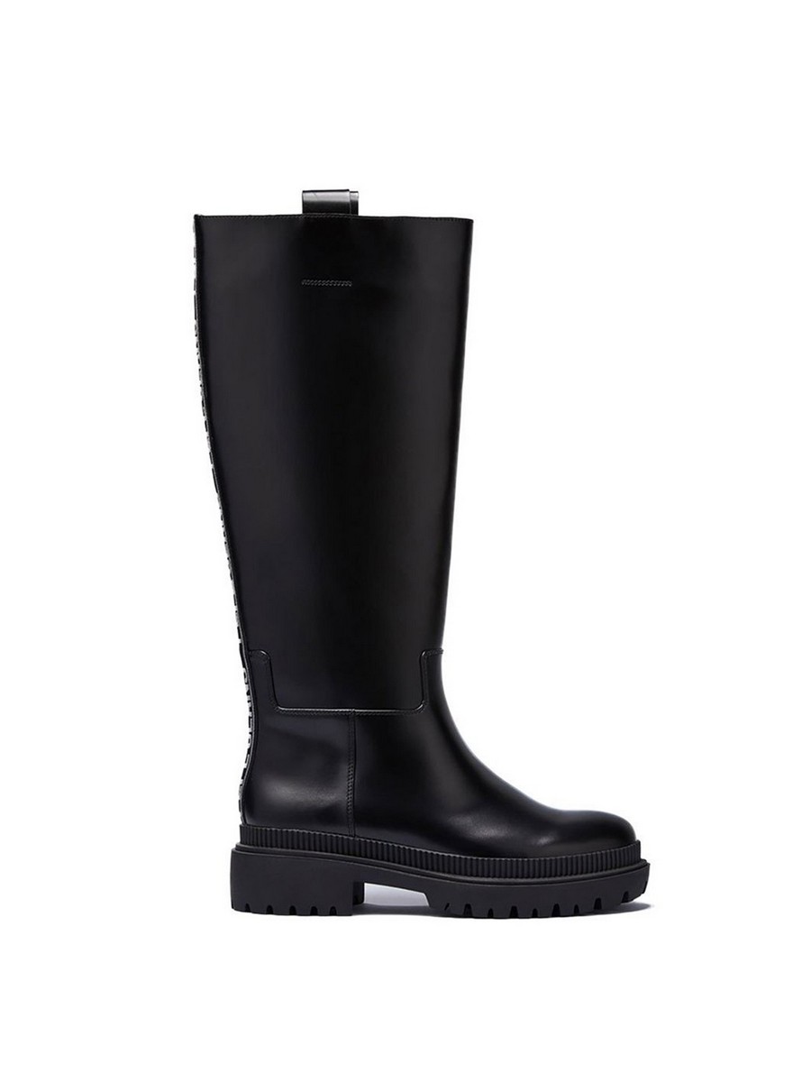 WOMEN BOOT PEPE JEANS BETTLE RAIN PLS50432-999 BLACK SYNTHETIC