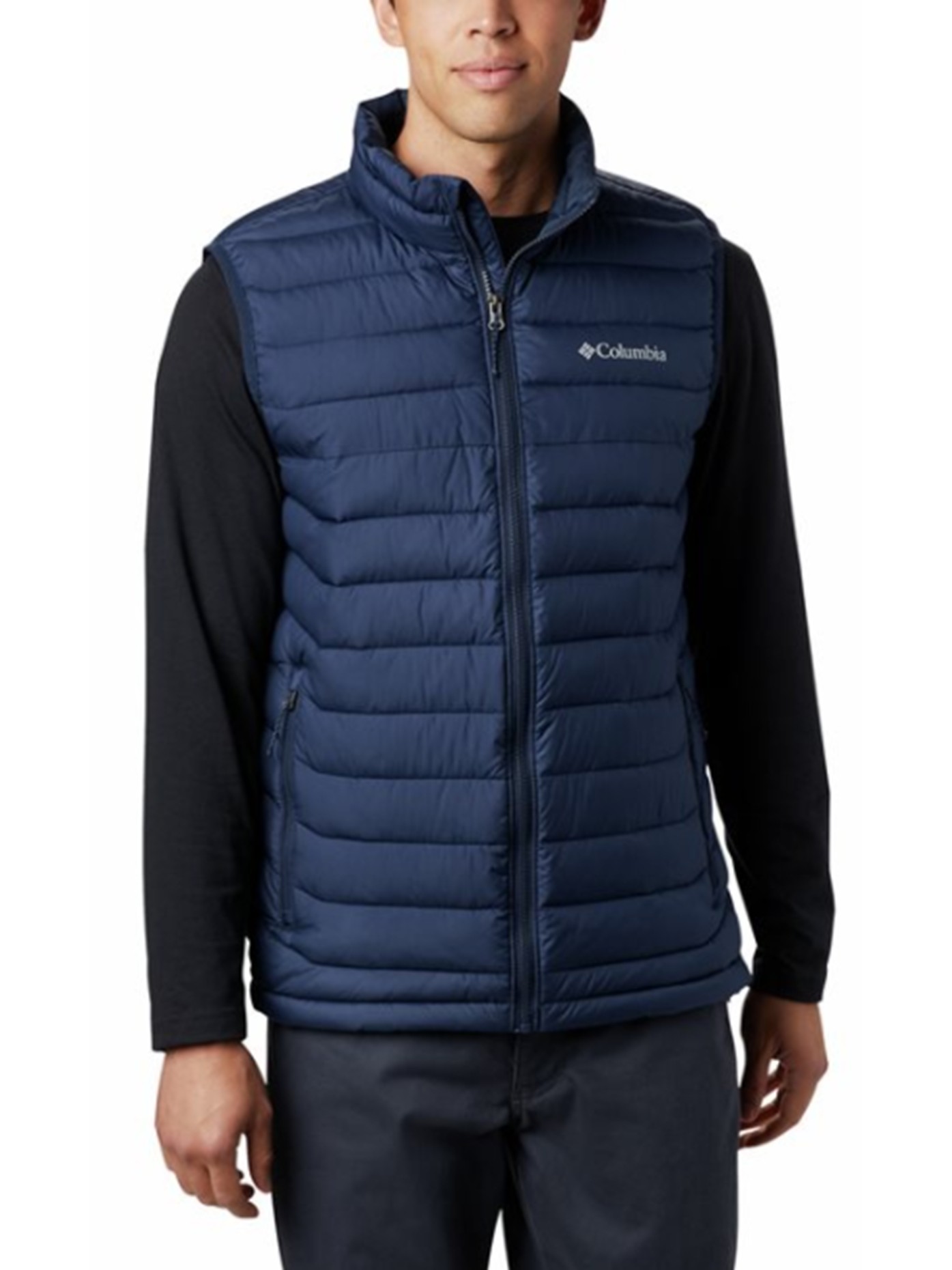 ΑΝΔΡΙΚΟ ΓΙΛΕΚΟ COLUMBIA POWDER LITE VEST WO0847-465 ΜΠΛΕ ΥΦΑΣΜΑ