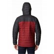 MEN\'S JACKET COLUMBIA POWDER LITE HOODED JACKET WO1151-667 RED-GRAY FABRIC