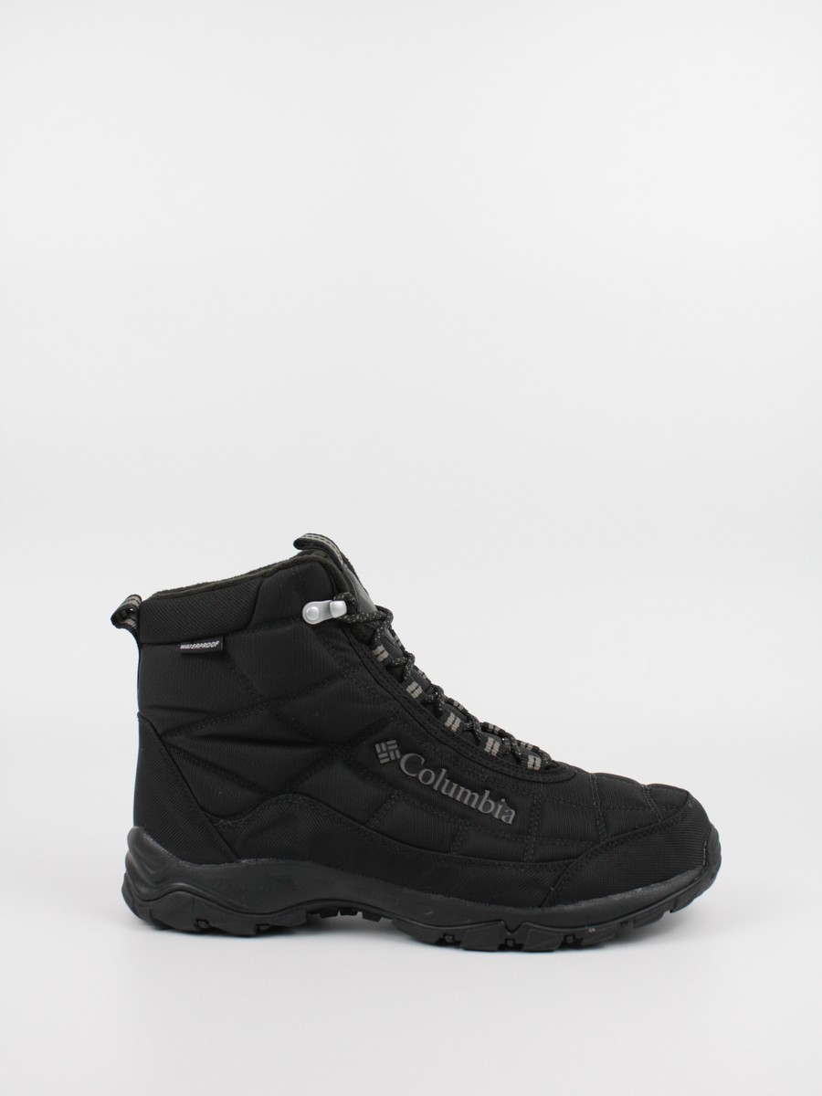 Ανδρικό Μποτάκι Columbia Firecamp Boot 1672881-012 Μαύρο Υφασμα