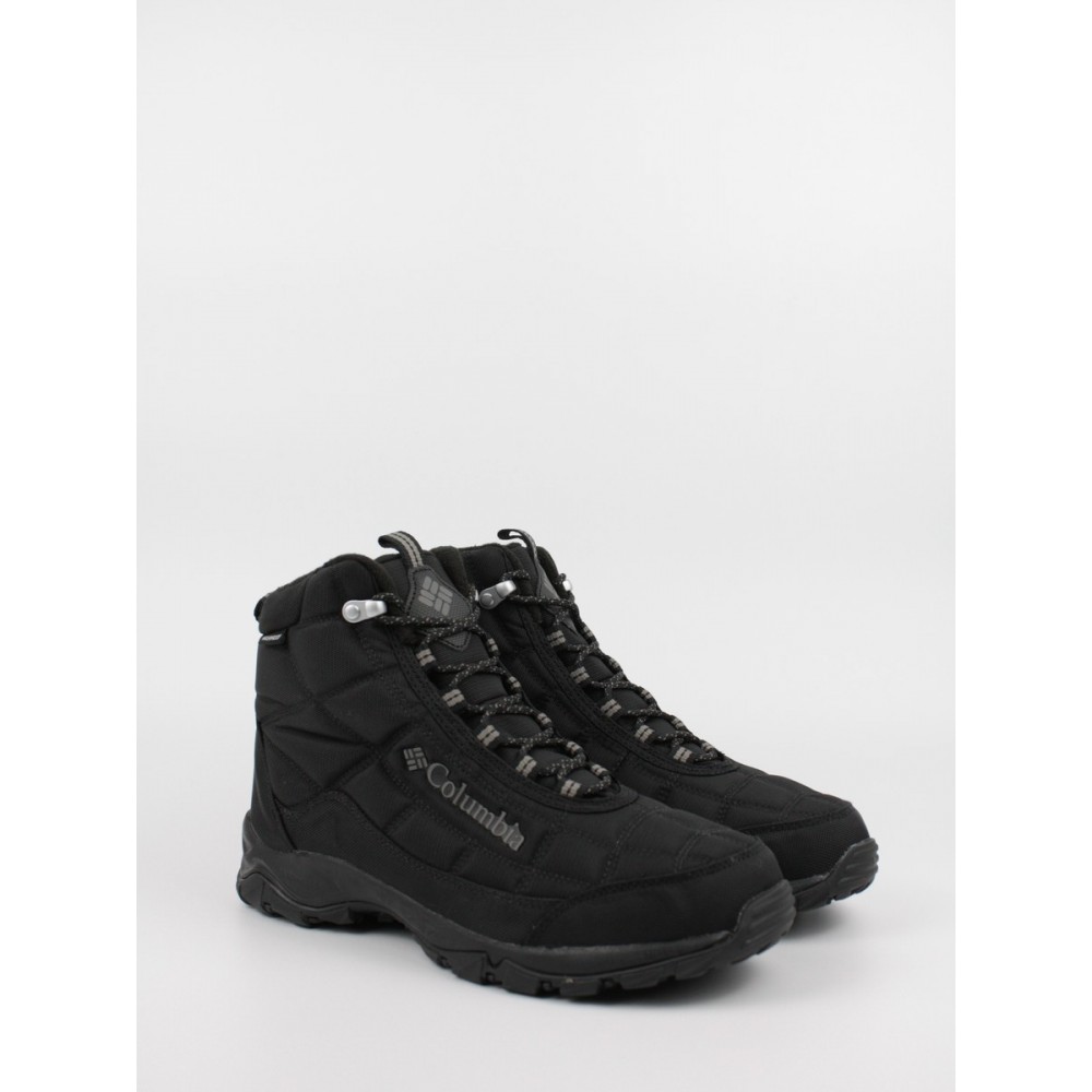 Ανδρικό Μποτάκι Columbia Firecamp Boot 1672881-012 Μαύρο Υφασμα