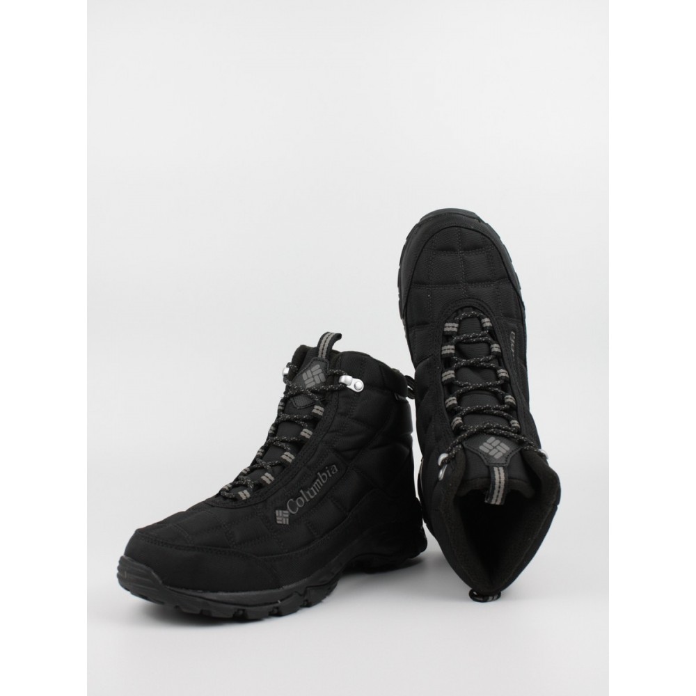 Ανδρικό Μποτάκι Columbia Firecamp Boot 1672881-012 Μαύρο Υφασμα Ανδρικό Μποτάκι Columbia Firecamp Boot 1672881-012 Μαύρο Υφασμα
