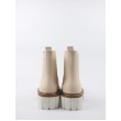 WOMEN BOOTIE EXE N351R291 BIEGE SYNTHETIC