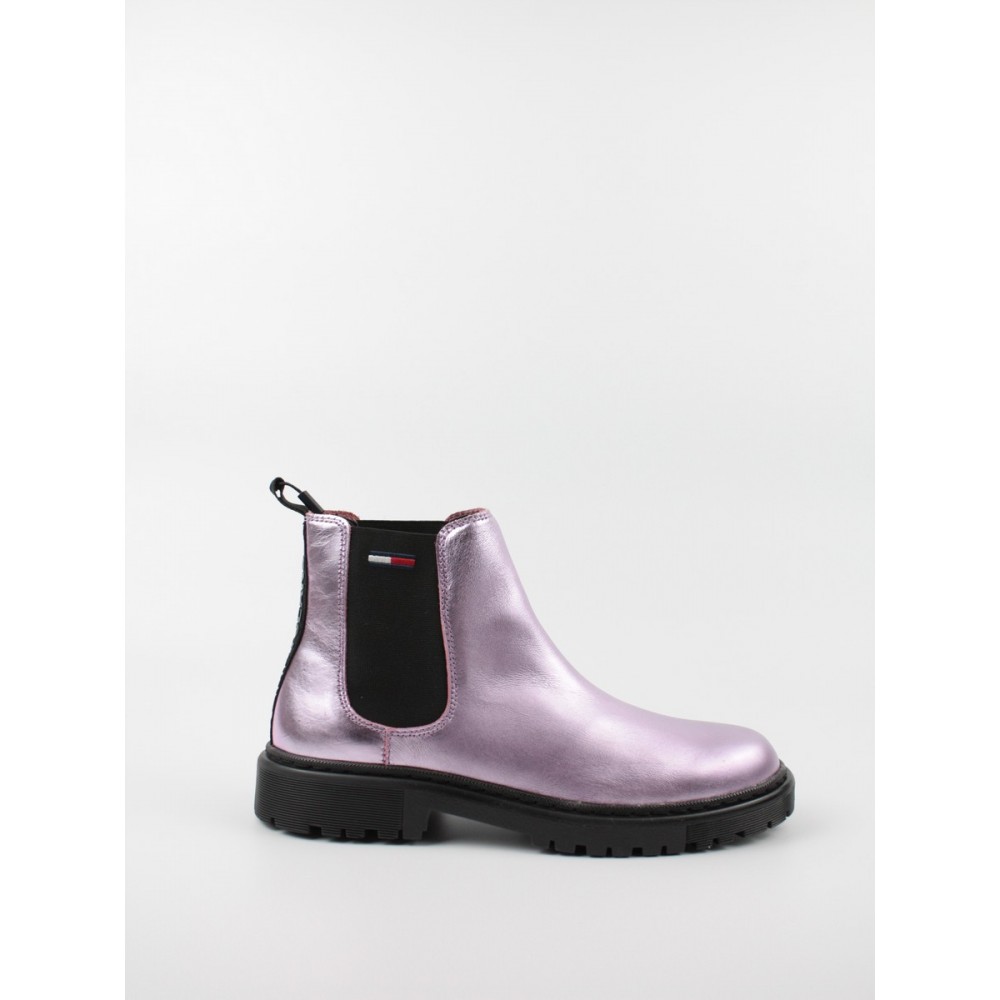 tommy hilfiger boots pink