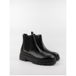 WOMEN RAINBOOT TOMMY HILFIGER MONOCHROMATIC CHELSEA BOOT FW0FW05950-BDS BLACK RUBBER