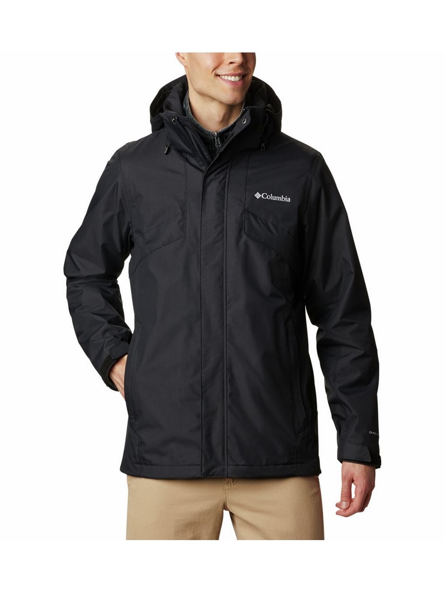 Ανδρικό Μπουφάν Columbia Bugaboo II Fleece Interchange Jacket WO1273-010 Μαύρο Υφασμα