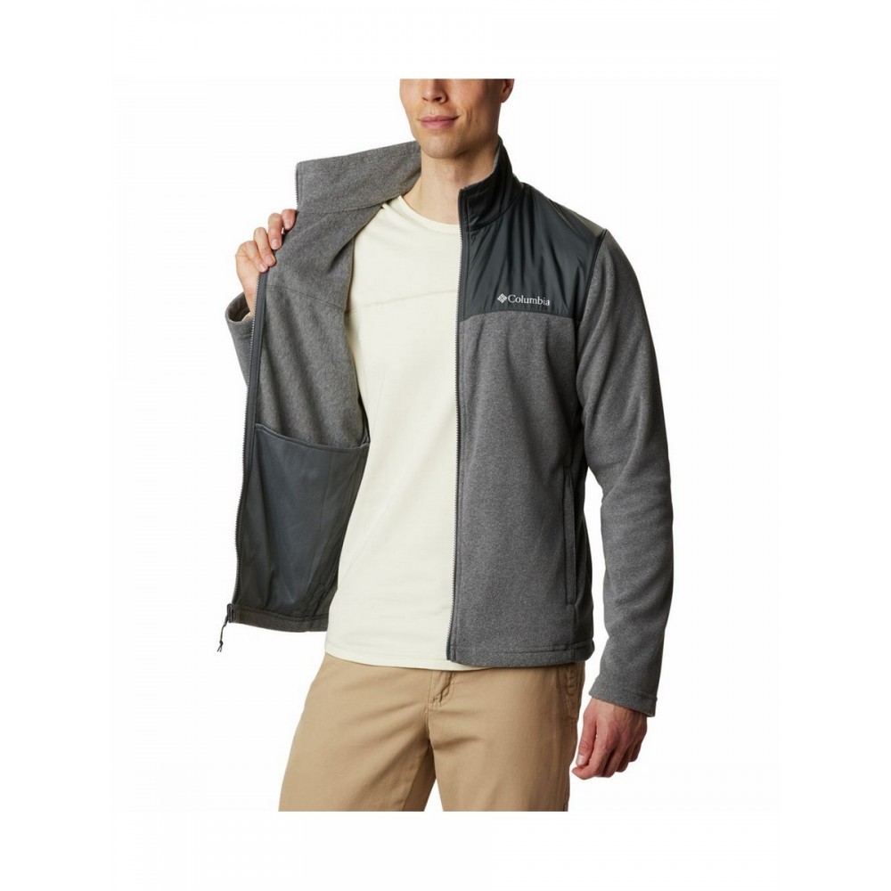 Ανδρικό Μπουφάν Columbia Bugaboo II Fleece Interchange Jacket WO1273-010 Μαύρο Υφασμα