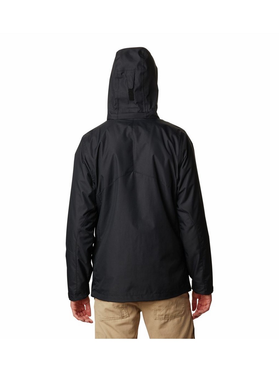 Ανδρικό Μπουφάν Columbia Bugaboo II Fleece Interchange Jacket WO1273-010 Μαύρο Υφασμα