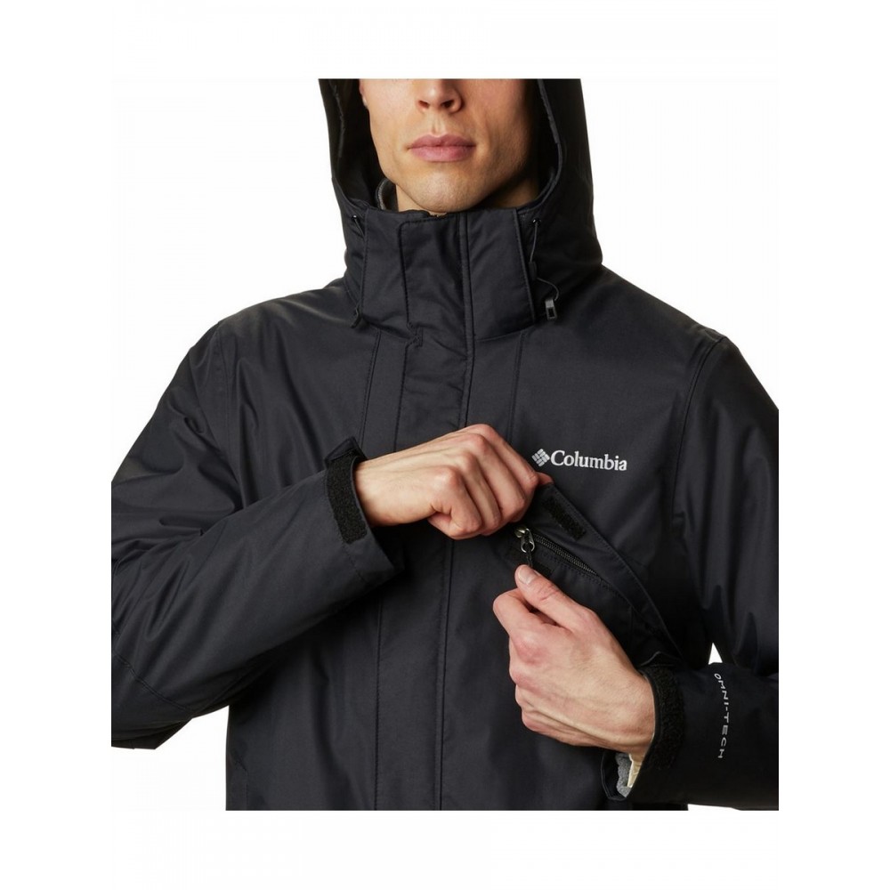 Ανδρικό Μπουφάν Columbia Bugaboo II Fleece Interchange Jacket WO1273-010 Μαύρο Υφασμα