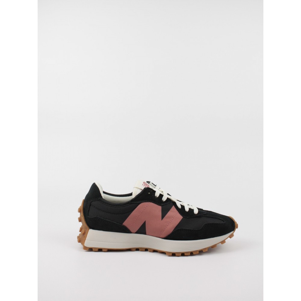 WOMEN SNEAKER NEW BALANCE WS327HR1 BLACK LEATHER-FABRIC WOMEN SNEAKER NEW BALANCE WS327HR1 BLACK LEATHER-FABRIC