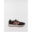 WOMEN SNEAKER NEW BALANCE WS327HR1 BLACK LEATHER-FABRIC WOMEN SNEAKER NEW BALANCE WS327HR1 BLACK LEATHER-FABRIC