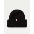 Women Tommy Hilfiger Th Effortless Beanie AW0AW10654-DW5 Blue 