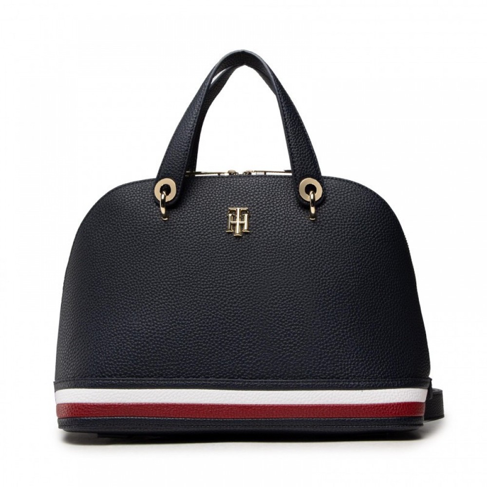 Γυναικεία Τσάντα Tommy Hilfiger Th Element Duffle Corp AW0AW10453-0GY Μπλε Eco Leather