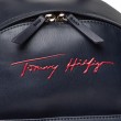 Women Bag Tommy Hilfiger Iconic Tommy Backpack Sing AW0AW10459-DW5 Blue Eco Leather