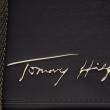 Women Bag Tommy Hilfiger Iconic Tommy Crossover Sing AW0AW10461-BDS Black Eco Leather
