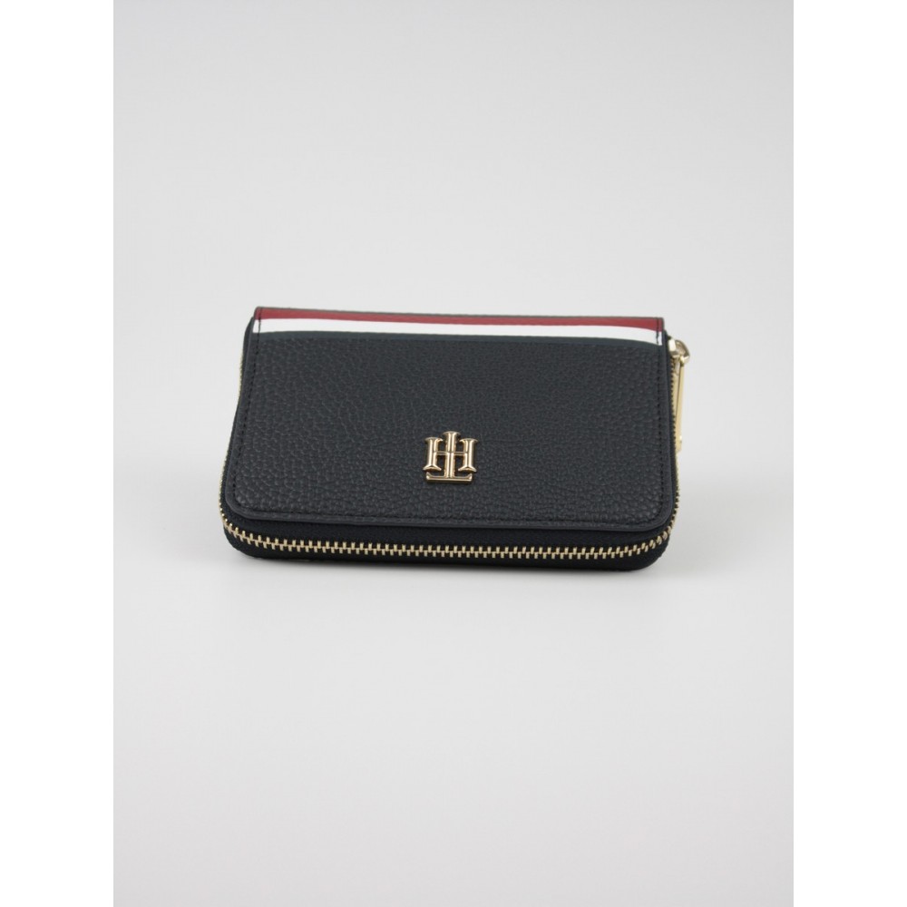 Γυναικείο Πορτοφόλι Tommy Hilfiger Th Element Med Za Corp AW0AW10551-0GY Μπλε Eco Leather