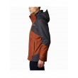 Men Columbia Bugaboo II Fleece Interchange Jacket WO1273-242 Dark Amber, Charcoal Fabric Men Columbia Bugaboo II Fleece Interchange Jacket WO1273-242 Dark Amber, Charcoal Fabric