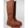 WOMEN BOOTIE LIU JO LOVE 18 BOOT COGNAC SYNTHETIC