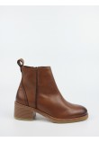 WOMEN SNEAKER ΒΟΟΤ CLARKS COLOGNE ZIP 26161485 Brown LEATHER