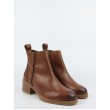 WOMEN SNEAKER ΒΟΟΤ CLARKS COLOGNE ZIP 26161485 Brown LEATHER