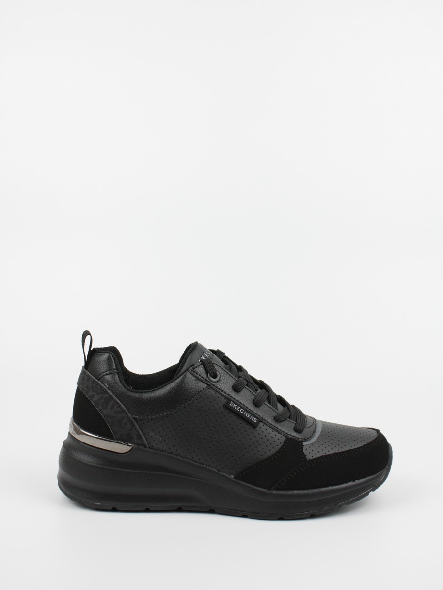 Women Sneaker Skechers 155616 BBK Black Synthetic