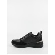 Γυναικείο Sneaker Skechers 155616 BBK Μαύρο Συνθετικό Γυναικείο Sneaker Skechers 155616 BBK Μαύρο Συνθετικό