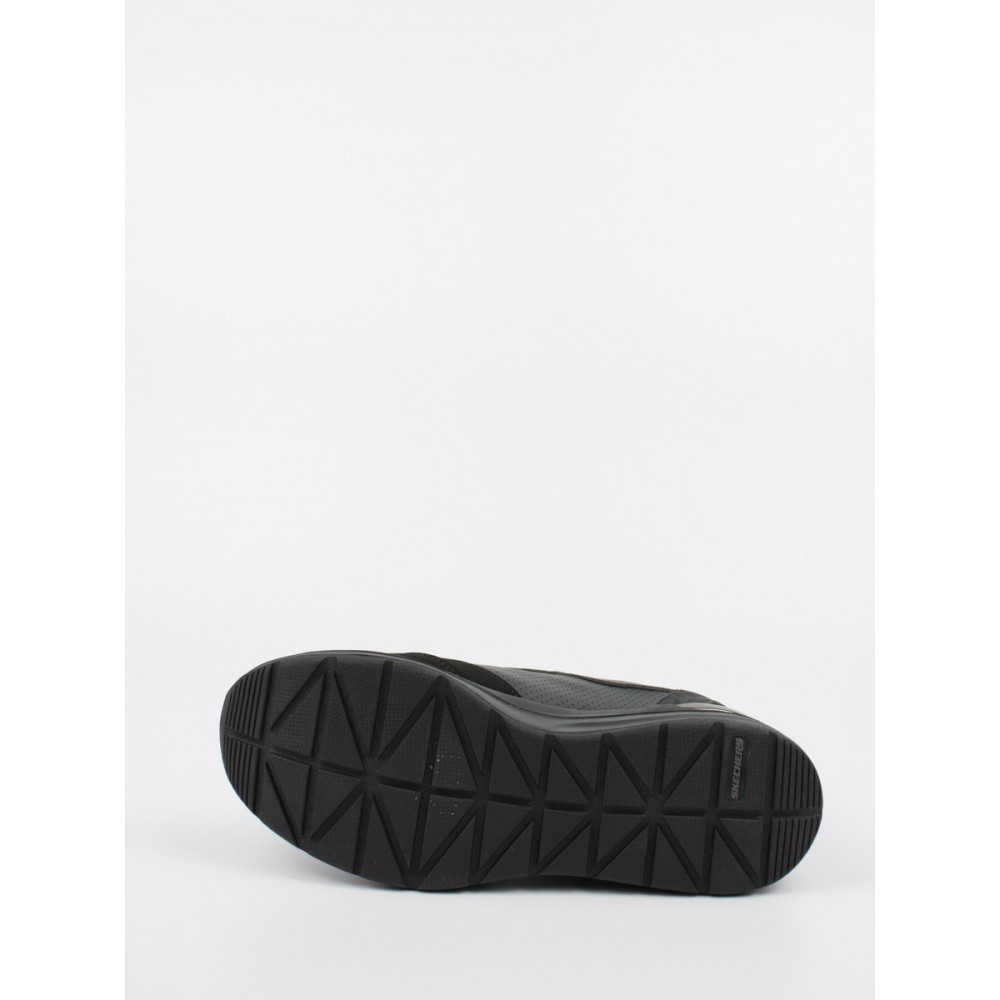 Γυναικείο Sneaker Skechers 155616 BBK Μαύρο Συνθετικό Γυναικείο Sneaker Skechers 155616 BBK Μαύρο Συνθετικό