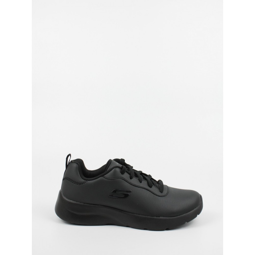 Γυναικείο Sneaker Skechers 88888368 BBK Μαύρο Δέρμα Γυναικείο Sneaker Skechers 88888368 BBK Μαύρο Δέρμα
