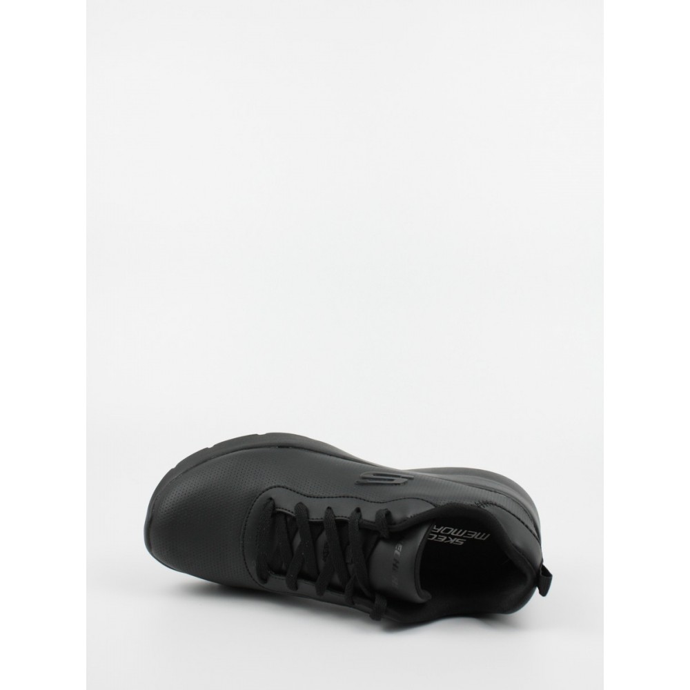 Γυναικείο Sneaker Skechers 88888368 BBK Μαύρο Δέρμα Γυναικείο Sneaker Skechers 88888368 BBK Μαύρο Δέρμα