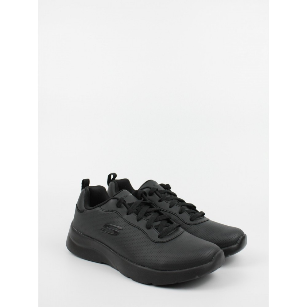 Γυναικείο Sneaker Skechers 88888368 BBK Μαύρο Δέρμα Γυναικείο Sneaker Skechers 88888368 BBK Μαύρο Δέρμα