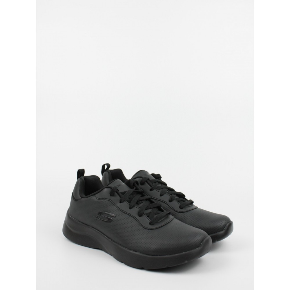 Women Sneaker Skechers 88888368 BBK Black Leather