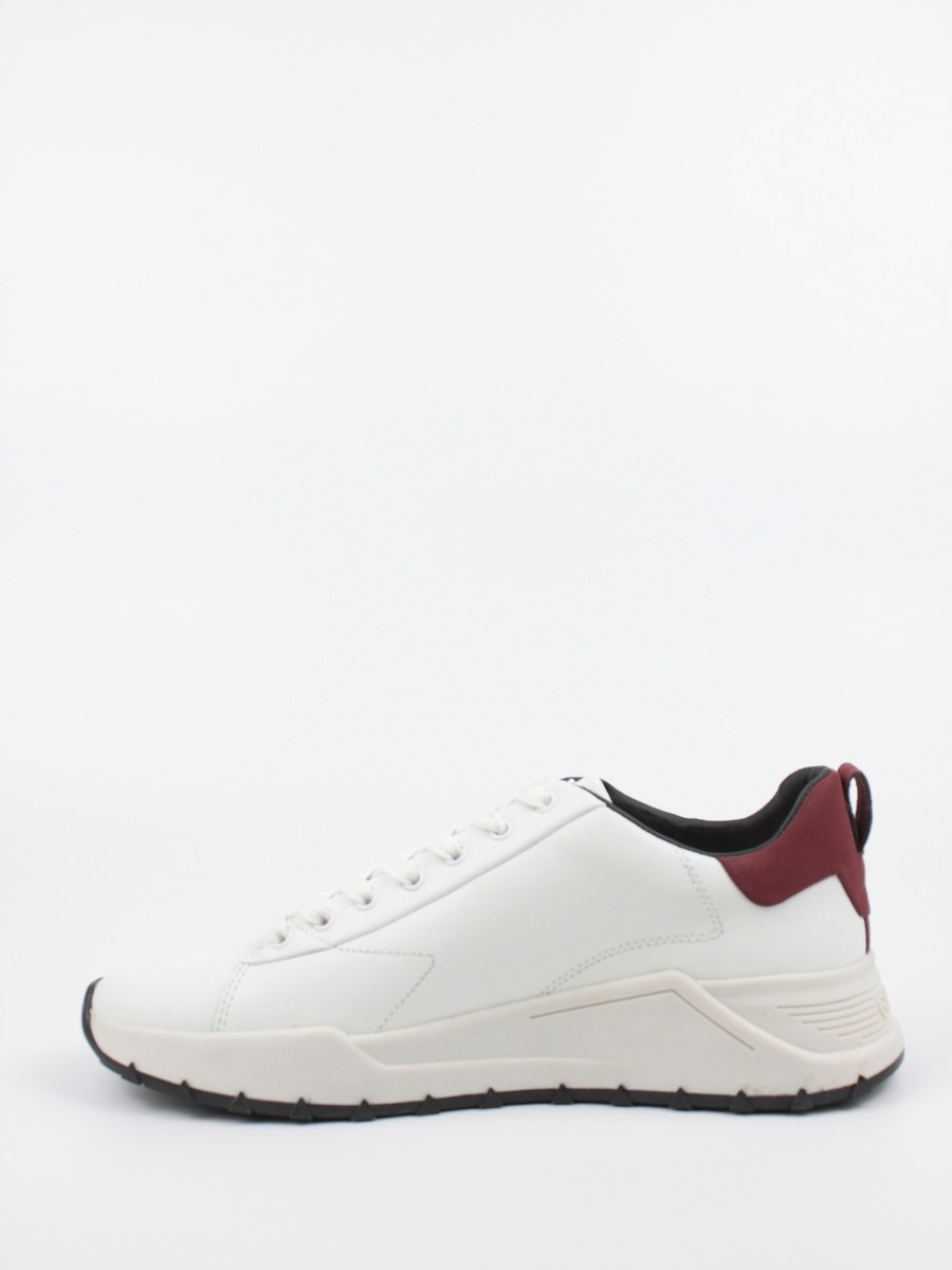 Men Sneaker Guess Lucca FMLUC8LEA12 White Leather-Synthetic