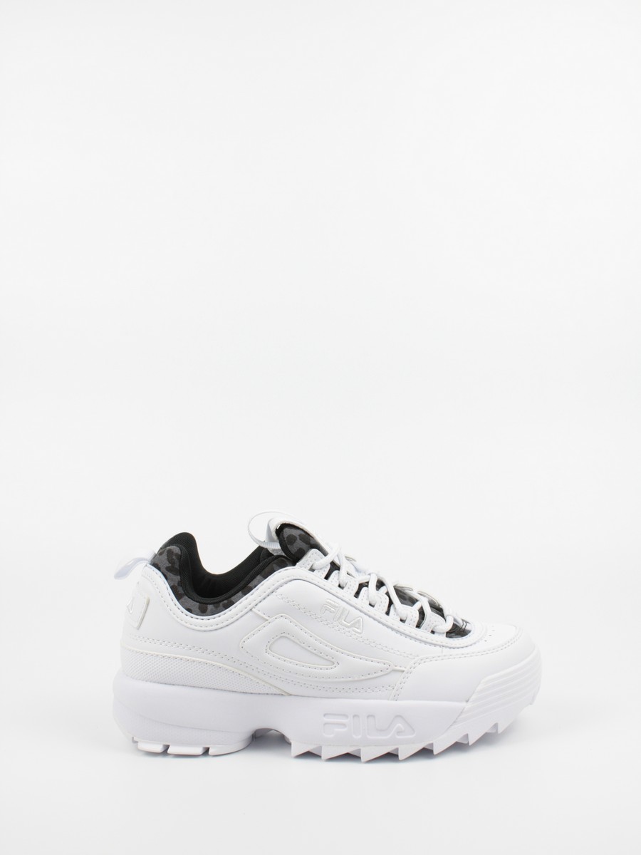 Women Sneaker Fila Disruptor A 1011409 White Eco Leather