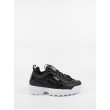 Women Sneaker Fila Disruptor N LOW 1011020 Black Eco Leather