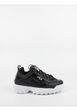 Women Sneaker Fila Disruptor N LOW 1011020 Black Eco Leather